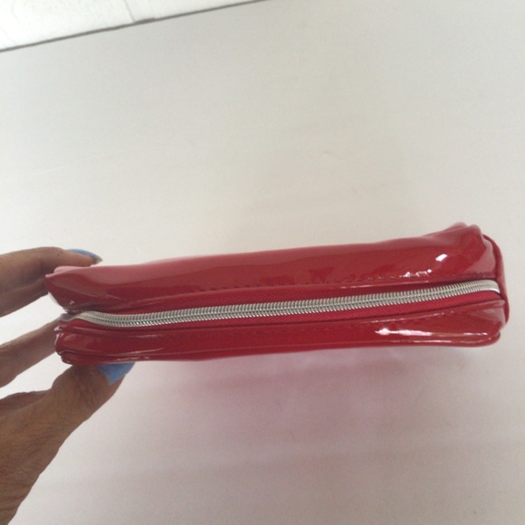 CHRISTIAN DIOR GLOSSY RED MAKEUP COSMETICS BAG NWOT - Picture 7 of 14